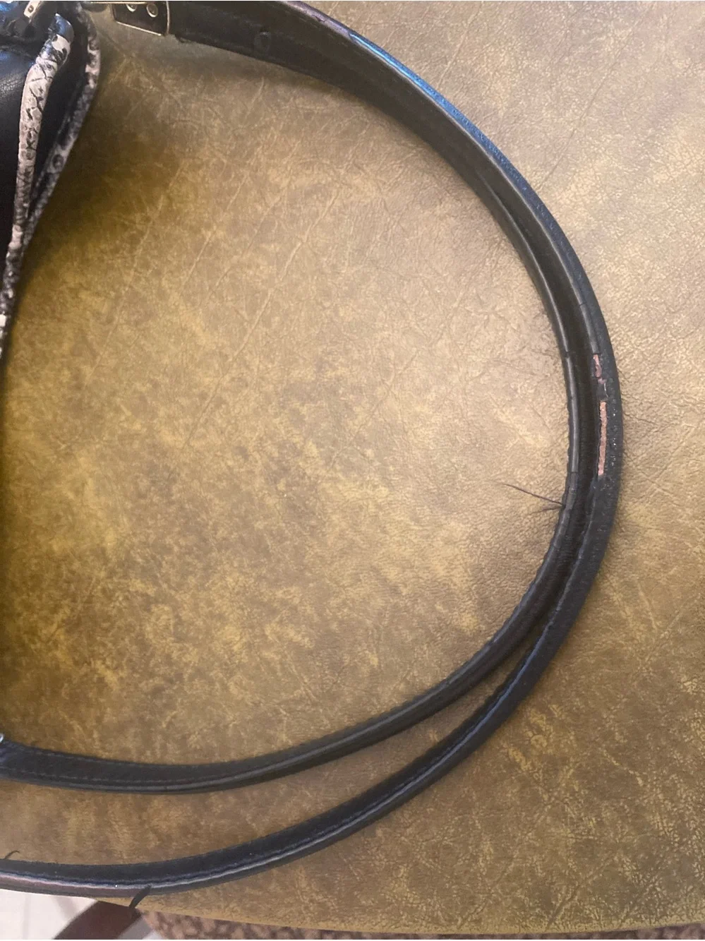Coach Black Satchel with Piton Trim
